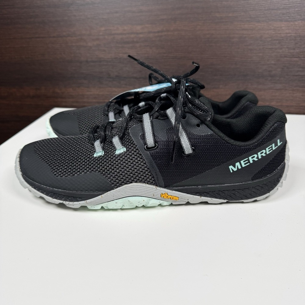 Merrell Women's Trail Glove 6 J135384 Sneakers Black Vibram Size 11 - New